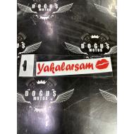 YAKALARSAM STİCKER KIRMIZI