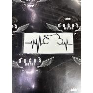 NABIZ STİCKER  SİYAH