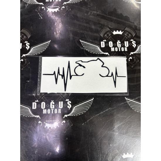 NABIZ STİCKER  SİYAH