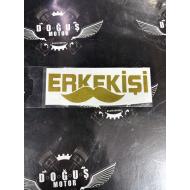 ERKEK İŞİ STİCKER BIYIKLI SARI