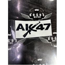 AK 47 STİCKER SİYAH