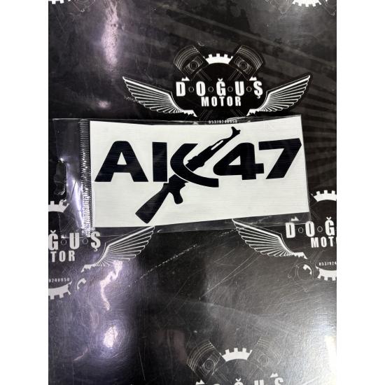 AK 47 STİCKER SİYAH