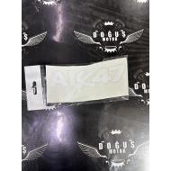 AK 47 STİCKER BEYAZ 