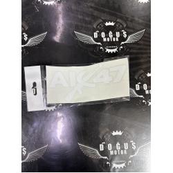 AK 47 STİCKER BEYAZ 