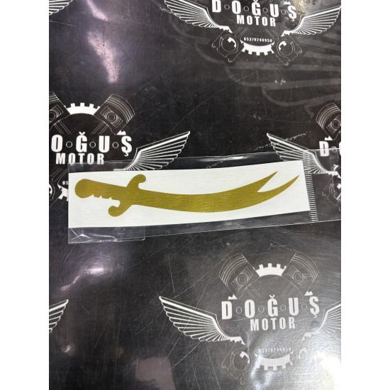 KILIÇ STİCKER SARI