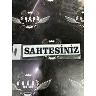 SAHTESİNİZ STİCKER SİYAH