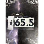 65.5 STİCKER SİYAH