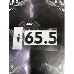 65.5 STİCKER SİYAH