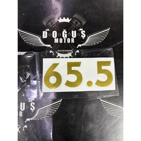 65.5 STİCKER SARI