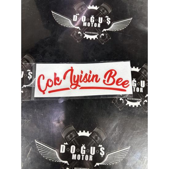 ÇOK İYİSİN BE STİCKER KIRMIZI