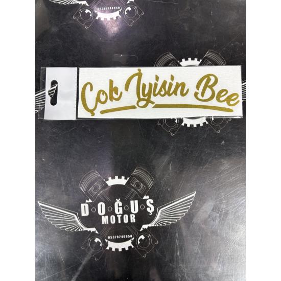 ÇOK İYİSİN BE STİCKER SARI