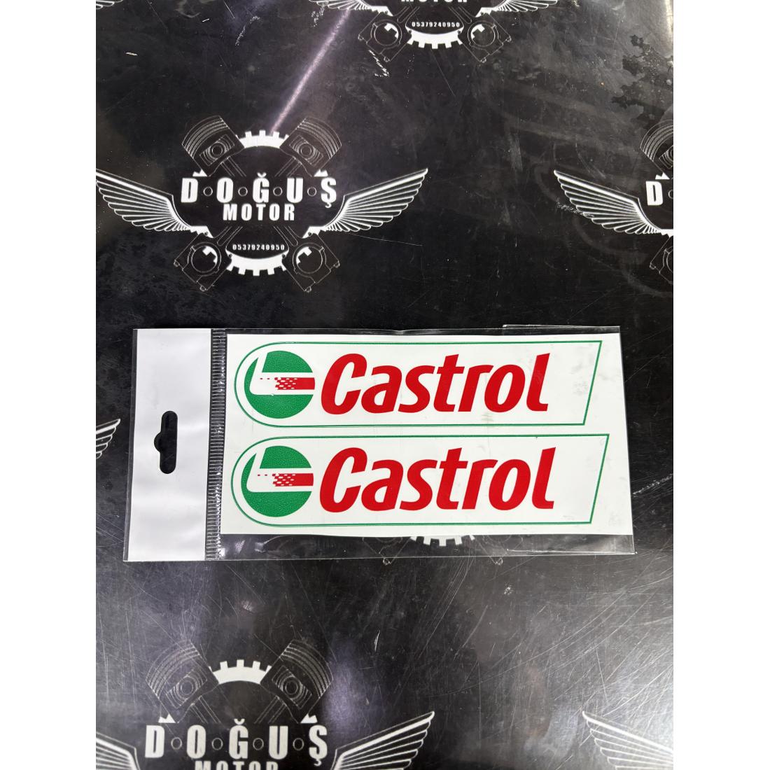 Doğuş Motor Castrol Sticker | Sportif ve Güçlü Tasarım