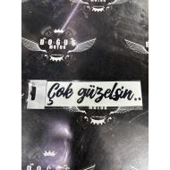 ÇOK GÜZELSİN STİCKER SİYAH