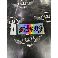 ERKEK İŞİ HOLOGRAM STİCKER 