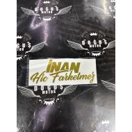 İNAN HİÇ FARKETMEZ STİCKER SARI