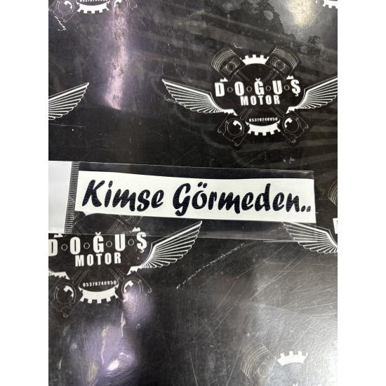 KİMSE GÖRMEDEN STİCKER SİYAH
