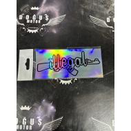 İLLEGAL HOLOGRAM STİCKER 