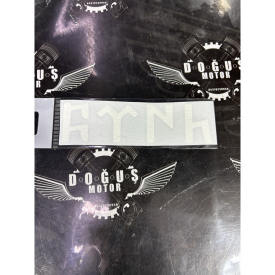 GÖKTÜRK STİCKER BEYAZ