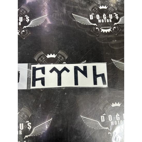 GÖKTÜRK STİCKER SİYAH