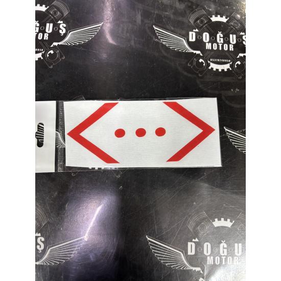 ÇUKUR STİCKER KIRMIZI