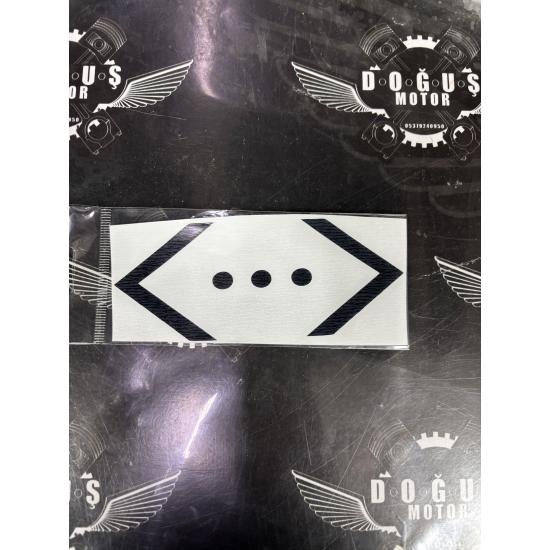 ÇUKUR STİCKER SİYAH