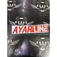 AYARLİNE STİCKER KIRMIZI