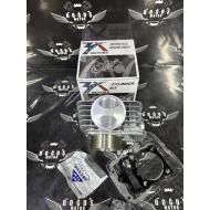 TORNALI 3X  65.5 - 69 BOY 13 PERNO GRİ SİLİNDİR ( SİLİNDİR 67 BOYA DÜŞMÜŞ PİSTONA KUBBE VERİLMİŞ)