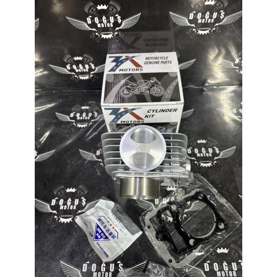 TORNALI 3X  65.5 - 69 BOY 13 PERNO GRİ SİLİNDİR ( SİLİNDİR 67 BOYA DÜŞMÜŞ PİSTONA KUBBE VERİLMİŞ)