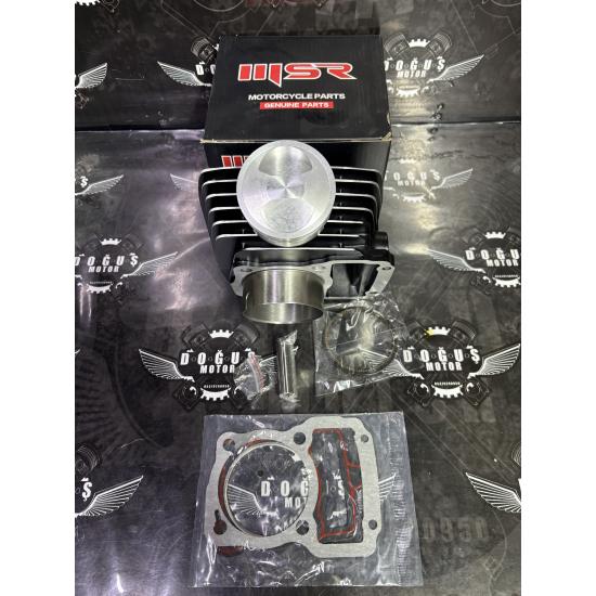 TORNALI MSR 65.5 - 69 BOY 13 PERNO SİYAH SİLİNDİR  (  67 BOYA DÜŞMÜŞ PİSTONA KUBBE VERİLMİŞ)