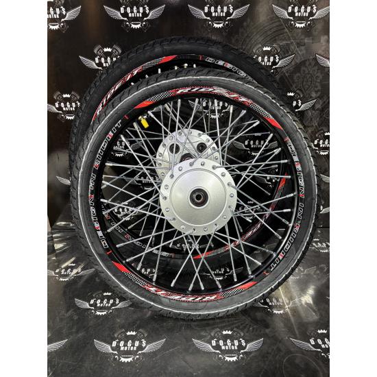 17 - 19  RİDEİT  DİZİLİ JANT ARKA CG ÖN  KAMPANA  MODEL LASTİKLİ