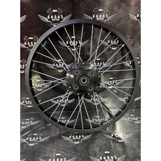 24 TRAZANO SİYAH GÖBEK NİKEL TEL DİZİLİ JANT