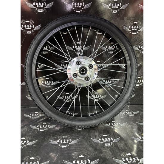 24 TRAZANO GRİ  GÖBEK NİKEL TEL DİZİLİ JANT LASTİKLİ