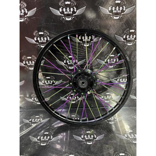 17 SİYAH ÇEMBERLİ SİYAH GÖBEKLİ BUKALEMUN TELLİ DİZİLİ JANT DİSK MODEL