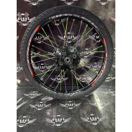 19 RİDEİT SİYAH GÖBEKLİ BUKALEMUN TELLİ DİZİLİ JANT LASTİKLİ 