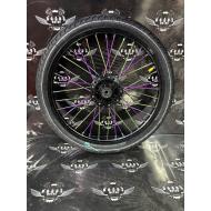 17 SİYAH ÇEMBERLİ SİYAH GÖBEKLİ BUKALEMUN TELLİ DİZİLİ JANT DİSK MODEL LASTİKLİ