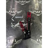 YAN SEHBA SET ALIMINYUM KIRMIZI (AYARLI) ÜNIVERSAL