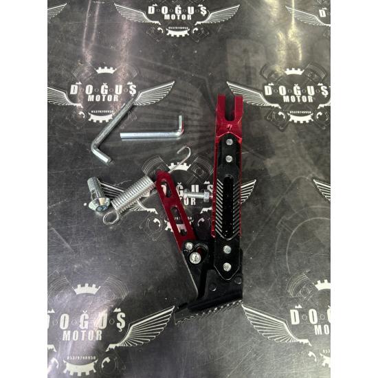 YAN SEHBA SET ALIMINYUM KIRMIZI (AYARLI) ÜNIVERSAL