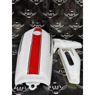 BEYAZ ŞERİTLİ DEPO SETİ YAN KAPAKLI