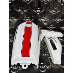 BEYAZ ŞERİTLİ DEPO SETİ YAN KAPAKLI