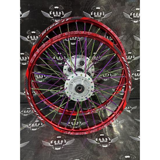 17 - 19 KIRMIZI RİDEİT  BUKALEMUN TELLİ DİZİLİ JANT DİSK MODEL