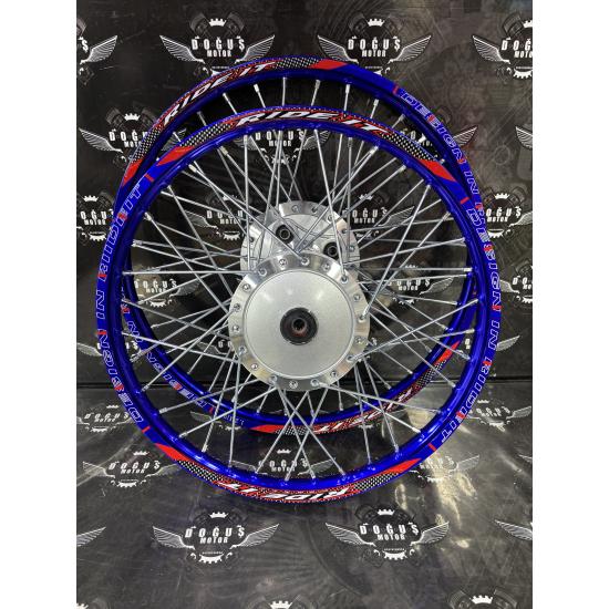 17 - 19 MAVİ RİDEİT DİZİLİ JANT ARKA CG ÖN KAMPANA MODEL