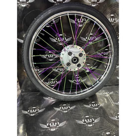 24 NİKEL ARKA JANT BUKALEMUN TELLİ TRAZANO LASTİKLİ