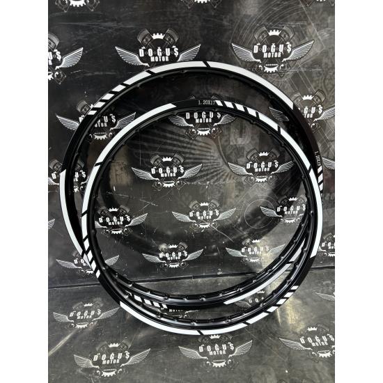 17 - 19 BEYAZ ŞERİTLİ ÇEMBER