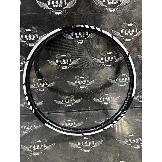 17 BEYAZ ŞERİTLİ ÇEMBER