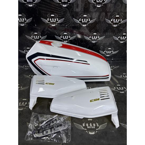 MTS BEYAZ KALEM  ŞERİTLİ DEPO SETİ YAN KAPAKLI 