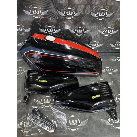 MTS SİYAH KALEM  ŞERİTLİ DEPO SETİ YAN KAPAKLI 