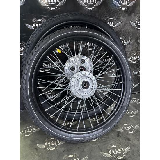 17 - 19 DEMİR SİYAH ÇEMBER ÖN ARKA JANT ÖN DİSK MODEL LASTİKLİ