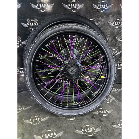 17 - 19 DEMİR SİYAH ÇEMBER SİYAH GÖBEK BUKALEMUN TEL ÖN ARKA JANT ÖN DİSK MODEL LASTİKLİ