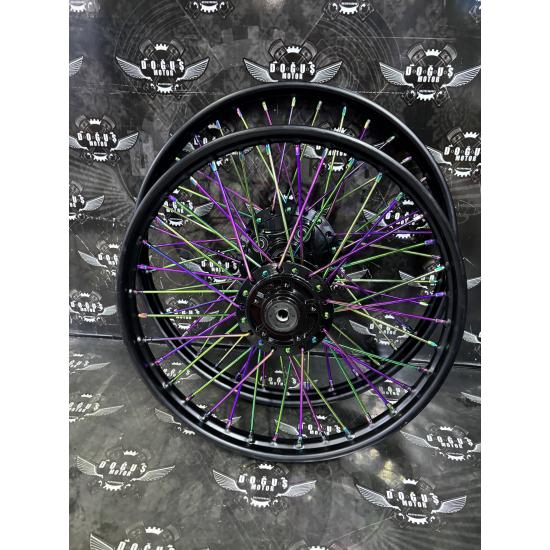 17 - 19 DEMİR SİYAH ÇEMBER SİYAH GÖBEK BUKALEMUN TEL ÖN ARKA JANT ÖN DİSK MODEL