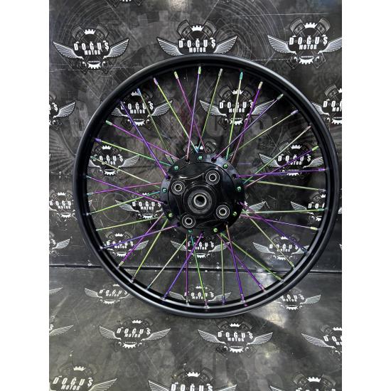 19 DEMİR SİYAH ÇEMBER SİYAH GÖBEK BUKALEMUN TEL  ARKA JANT  